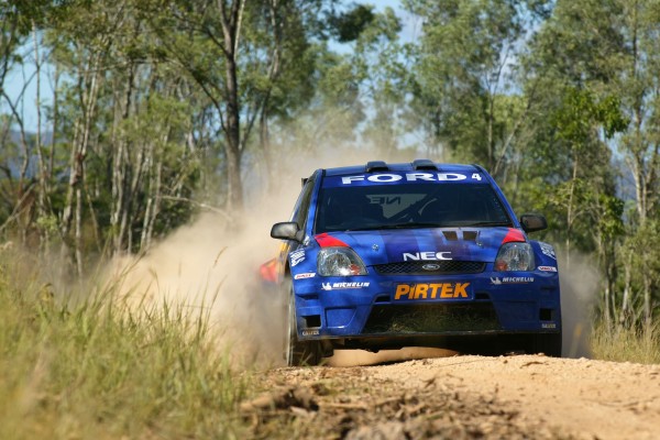 The Pirtek Rally Team put the new S2000 Ford Fiestas through their paces during testing in the Imbill Forest